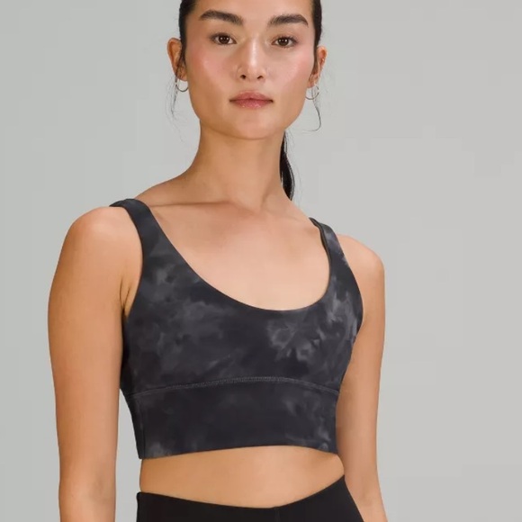 TWO Lululemon Align Bra B/C cup, Cheetah Camo Antique White Multi & Grey size 8 - Picture 15 of 16